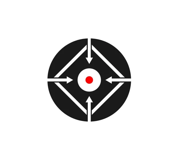 Cel Szablon Ikona Logo Wektor Projekt — Wektor stockowy