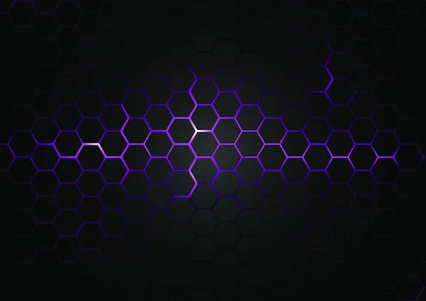 Черный Агональный Паттерн Фоне Фиолетовой Магмы Абстракция Эффектом Глотания Вектор — стоковый вектор