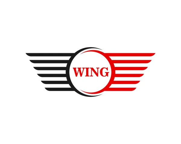 Wings Logo Symbol Icon Vector Illustration Template — Stock Vector