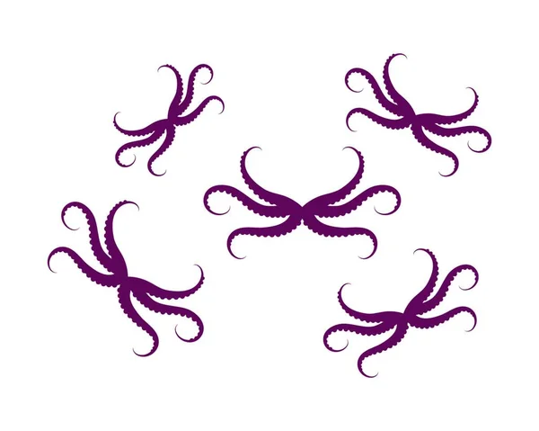 บเล ตการออกแบบภาพเวกเตอร โลโก ไอคอน Octopus — ภาพเวกเตอร์สต็อก