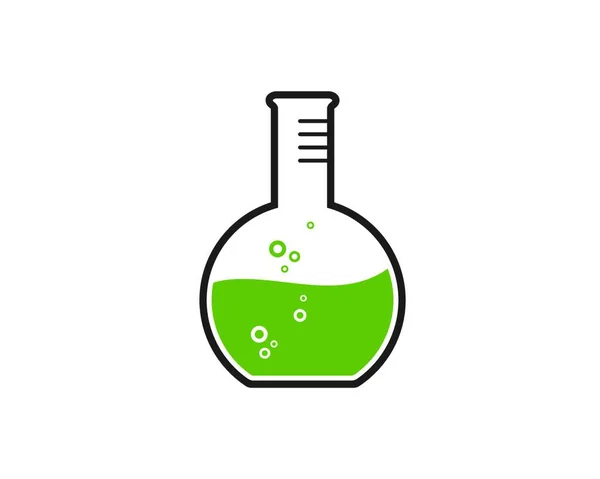 Laboratory Icon Logo Vector Illustration Design Template — Stock Vector