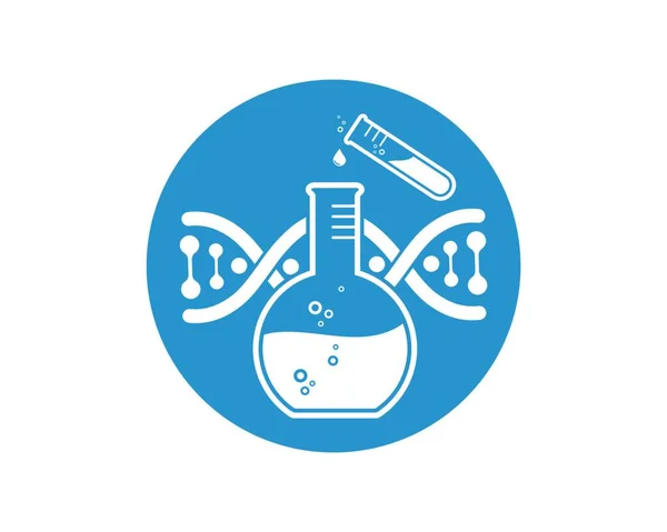 Лабораторна Іконка Логотип Векторна Ілюстрація Шаблон Дизайну — стоковий вектор