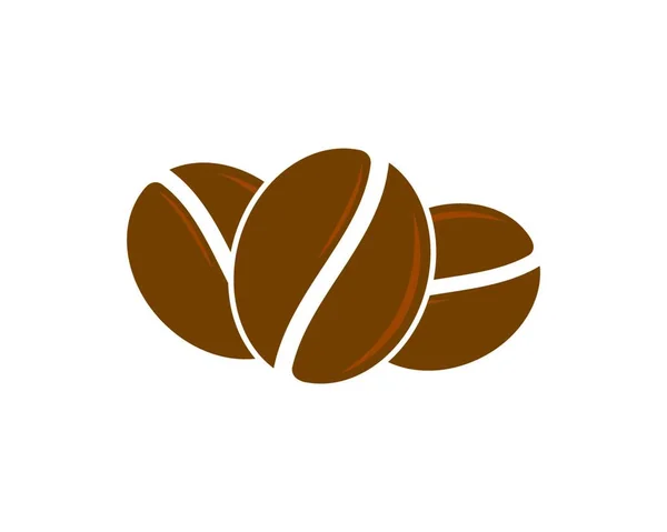 Modèle Logo Grains Café Conception Icône Vectorielle — Image vectorielle