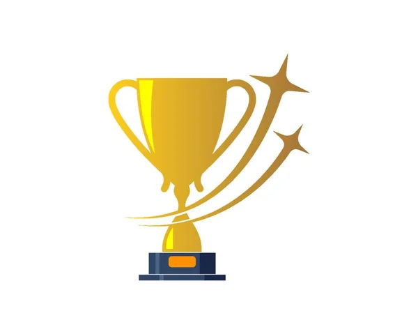 Trophy Vector Icon Winner Illustration Symbol — Stock Vector