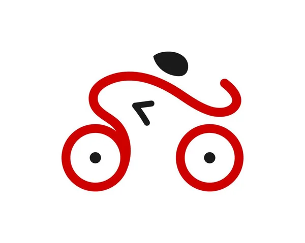 Icône Vélo Logo Vectoriel Illustration Modèle Conception — Image vectorielle