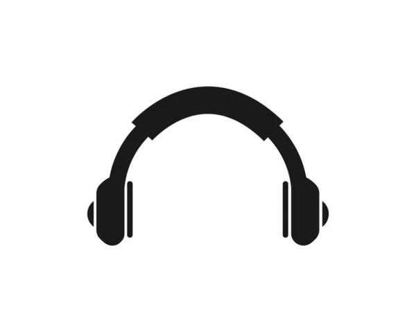 Écouteurs Icône Logo Illustration Vectoriel Design — Image vectorielle