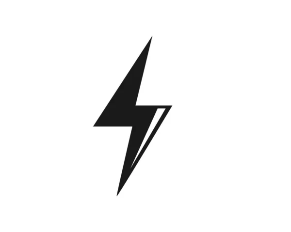 Flash Power Thunder Illustration Vektor Mall — Stock vektor