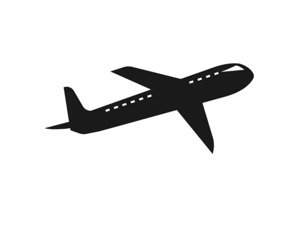 Flugzeug Logo Vektor Symbol Illustration Design Vorlage — Stockvektor