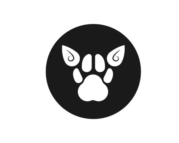 Иконка Логотипа Животного Векторного Шаблона — стоковый вектор