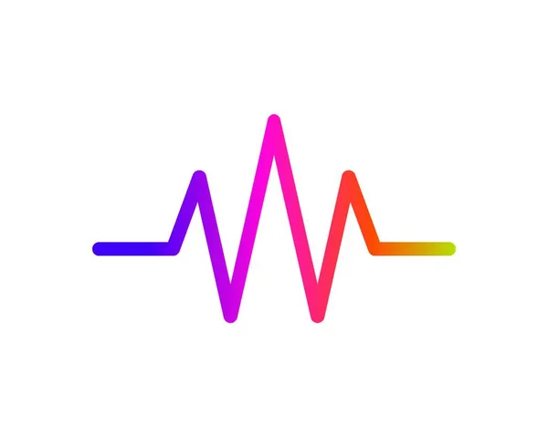 Музыка Equaizer Звуковой Эффект Иллюстрации Логотипа Векторные Иконки Шаблон — стоковый вектор