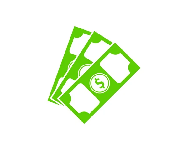 Geld Logo Symbol Vektor Illustration Design — Stockvektor