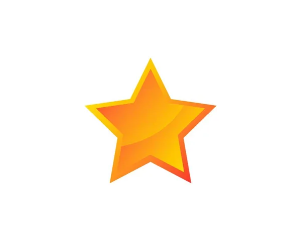 Star Logo Plantilla Vector Icono Ilustración Diseño — Vector de stock