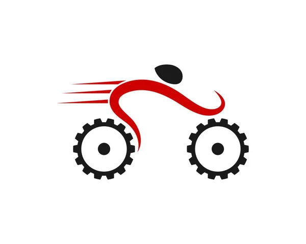 Велосипед Велосипед Іконка Векторний Дизайн Ілюстрації — стоковий вектор