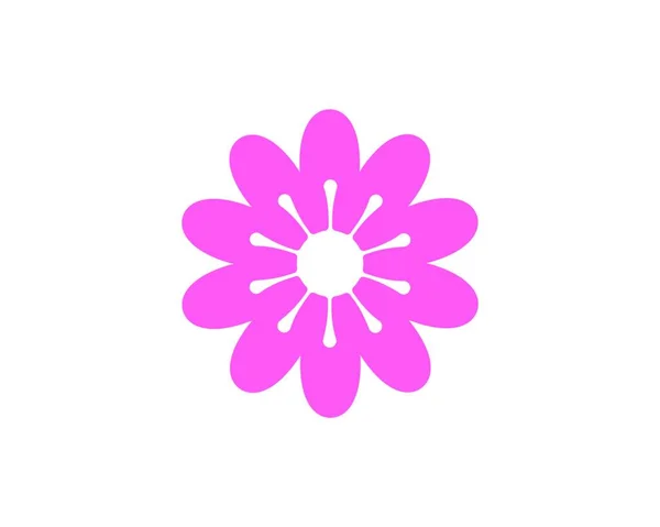 Blume Symbol Vektor Illustration Design Vorlage — Stockvektor