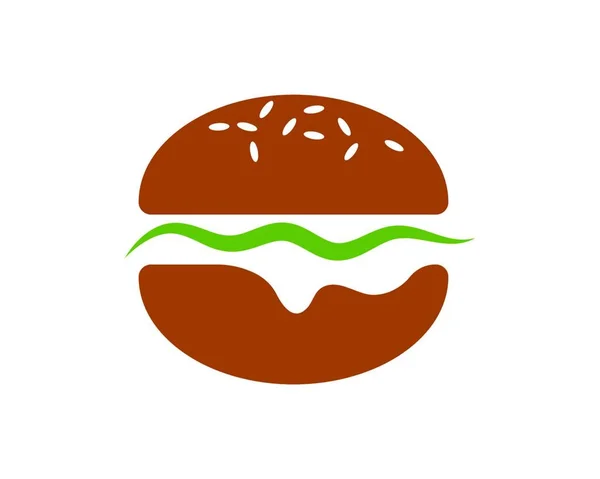 Hamburguesa Icono Vector Ilustración Diseño Plantilla — Vector de stock