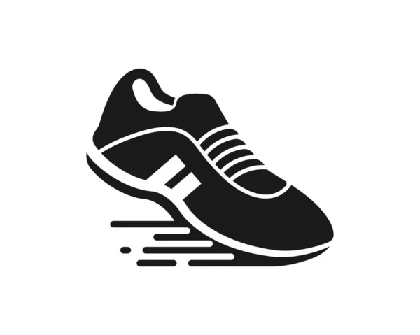 Shoes Icon Logo Vector Illustration Design Template — Stock Vector