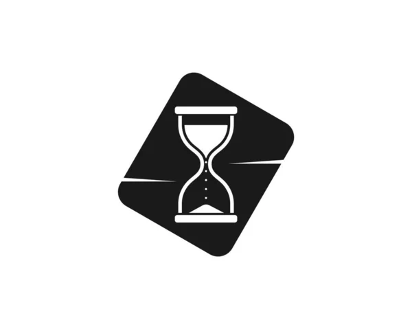 Modèle Vectoriel Illustration Icône Horloge Sable — Image vectorielle