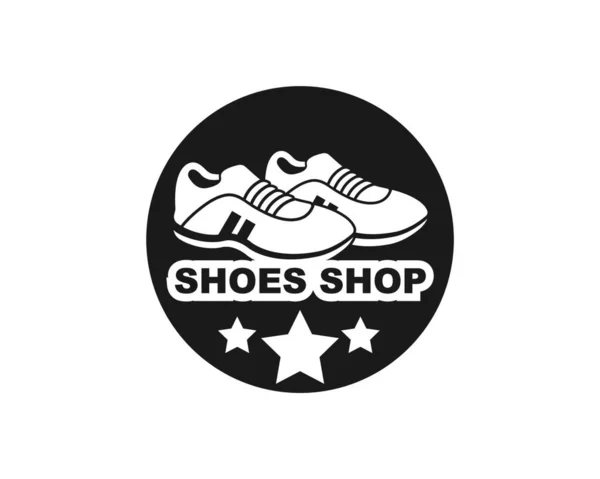 Zapatos Icono Logotipo Vector Ilustración Diseño Plantilla — Vector de stock