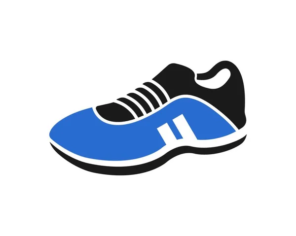 Ayakkabı Simgesi Logo Vektör Illüstrasyon Tasarım Şablonu — Stok Vektör