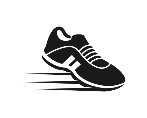 Взуття Значок Логотип Векторна Ілюстрація Шаблон Дизайну — стоковий вектор