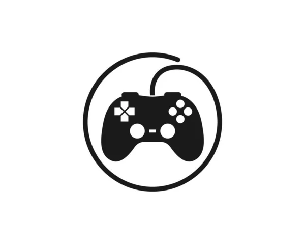 Disegno Dell Illustrazione Vettoriale Dell Icona Del Logo Del Controller — Vettoriale Stock