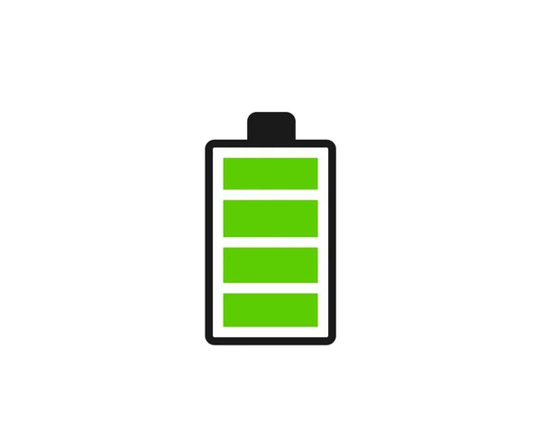 Εικονίδιο Μπαταρίας Λογότυπο Απεικόνιση Διανυσματικό Σχεδιασμό — Διανυσματικό Αρχείο