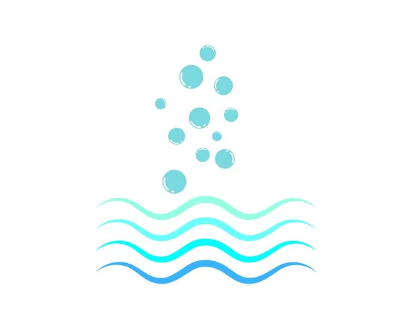 Projeto Ilustração Vetor Bolha Água —  Vetores de Stock