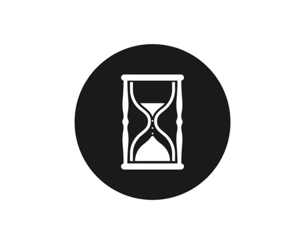 Reloj Arena Icono Vector Ilustración Diseño Plantilla — Archivo Imágenes Vectoriales