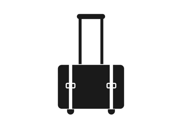 Suitcase Icon Logo Vector Illustration Design — Stock Vector