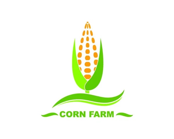 Corn Vector Icon Illustration Design Template — Stock Vector