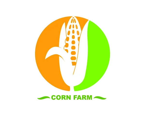 Corn Vector Icon Illustration Design Template — Stock Vector