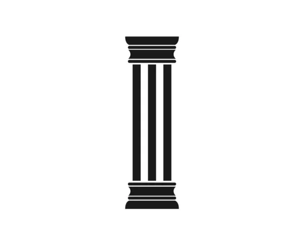 Конструкция Векторного Шаблона Логотипа Столпа — стоковый вектор