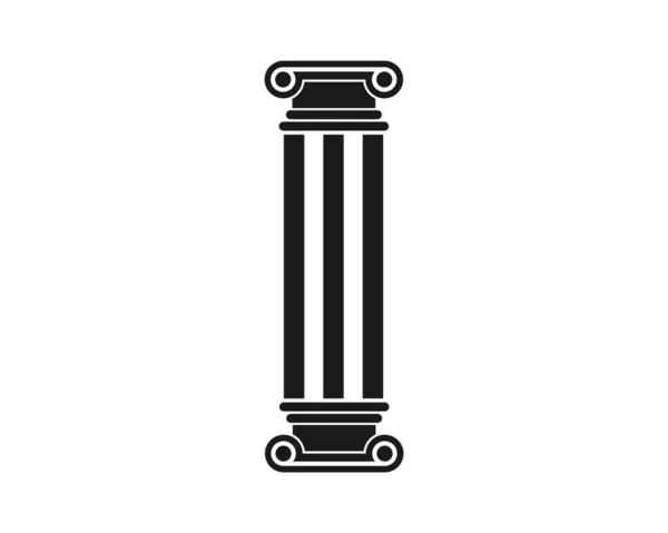柱ロゴベクトルテンプレートイラストデザイン — ストックベクタ