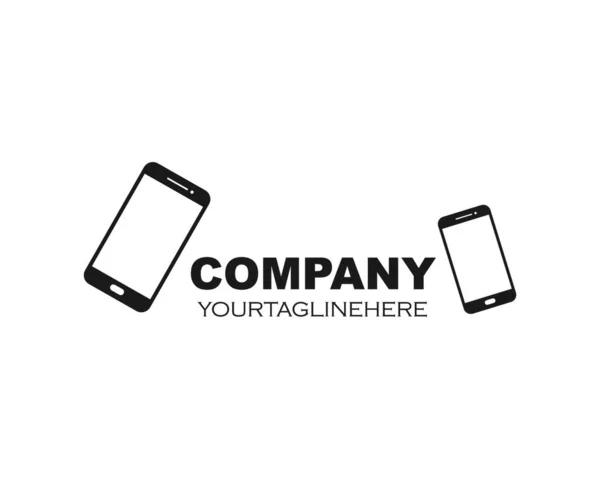 Smartphone Logo Symbol Vektor Illustration Design Vorlage — Stockvektor