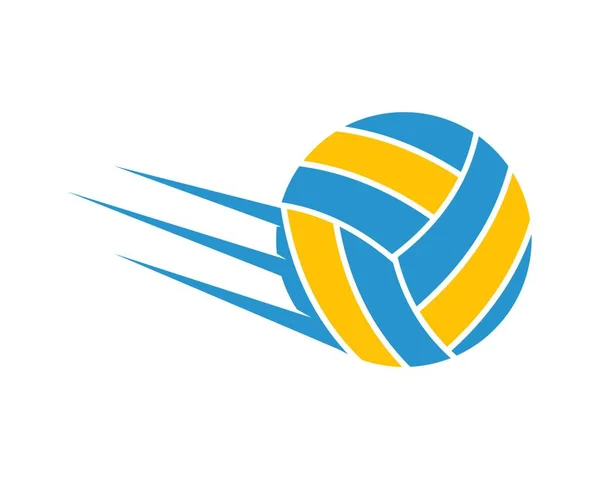 Volley Ball Vector Pictogram Illustratie Ontwerp — Stockvector