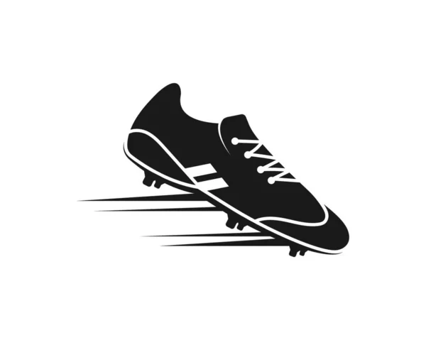 Voetbalschoenen Vector Pictogram Illustratie Ontwerp Sjabloon — Stockvector