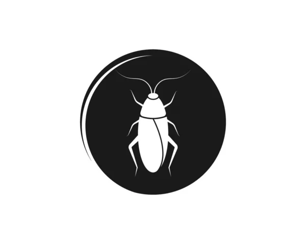 Kakkerlakken Vector Pictogram Illustratie Ontwerp Template — Stockvector