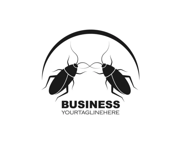 Hamamböcekleri Vektör Çizim Şablonu — Stok Vektör