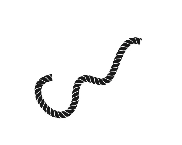 Мотузка Вектор Іконка Шаблон Дизайну Ілюстрації — стоковий вектор