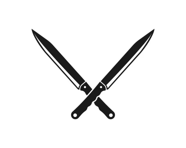 Knife Icon Vector Illustration Design Template — Stock Vector