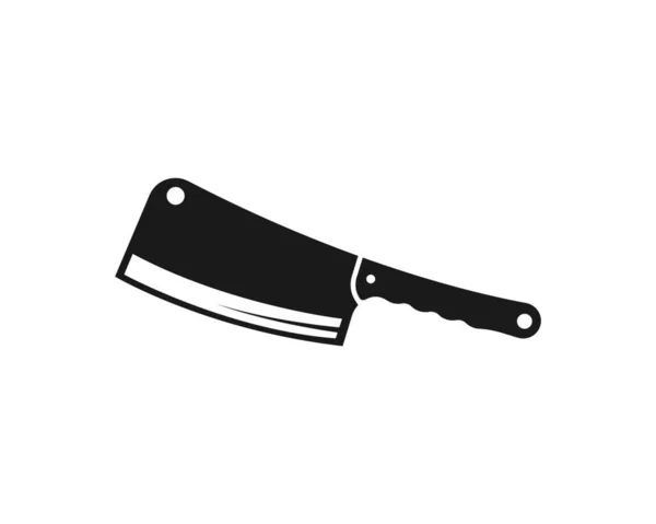 Cuchillo Icono Vector Ilustración Diseño Plantilla — Vector de stock