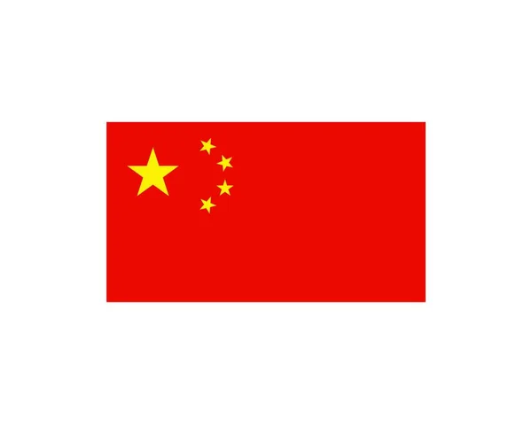 Шаблон Векторной Иллюстрации Китайского Флага — стоковый вектор