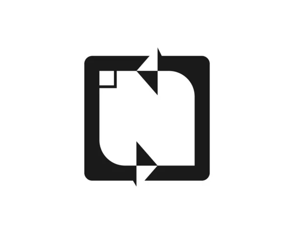 Λογότυπο Γράμματα Εικονίδιο Εικονογράφηση Διάνυσμα Σχεδιασμό — Διανυσματικό Αρχείο