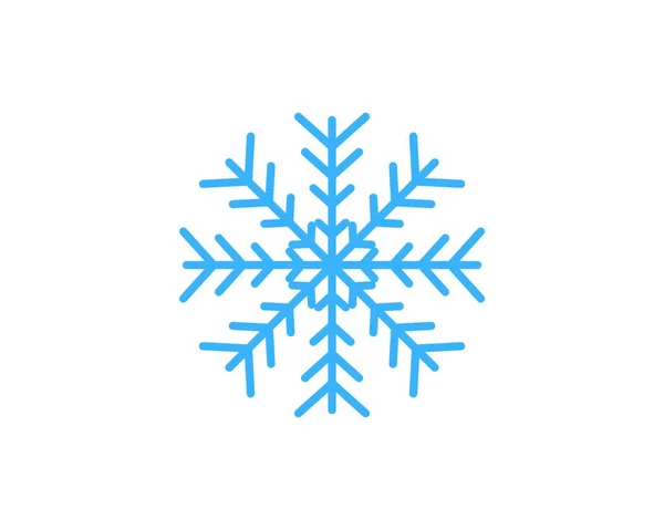 Snowflake Logo Icon Vector Illustration Design Template — Stock Vector