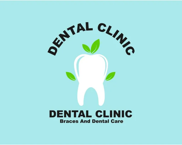 Icono Clínica Dental Logo Vector Ilustración Diseño Plantilla — Archivo Imágenes Vectoriales