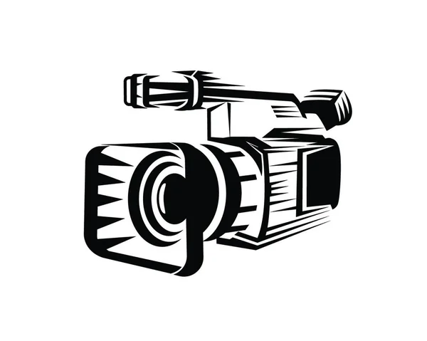 Silueta Videokamery Kinematografie — Stockový vektor