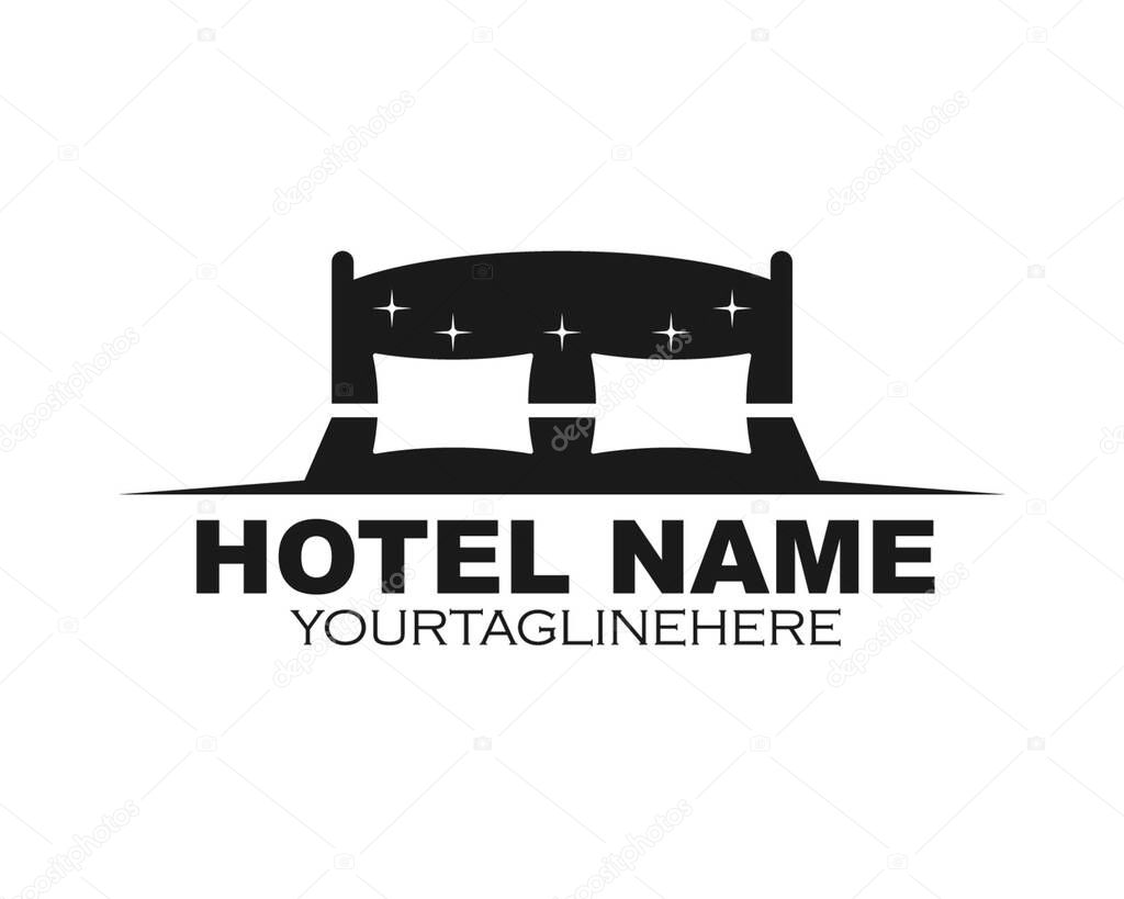 Bed icon vector illustration design template