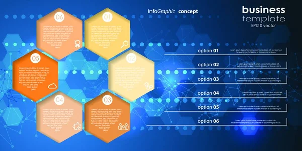 Eps Векторный Файл Бизнес Информации Графические Шаблоны Конструкции Концепции Работы — стоковый вектор