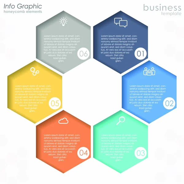 Eps Vector File Business Info Graphic Template Design Team Work — 스톡 벡터