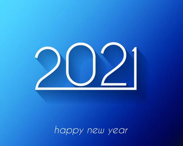 2021 Feliz Ano Novo Fundo —  Vetores de Stock